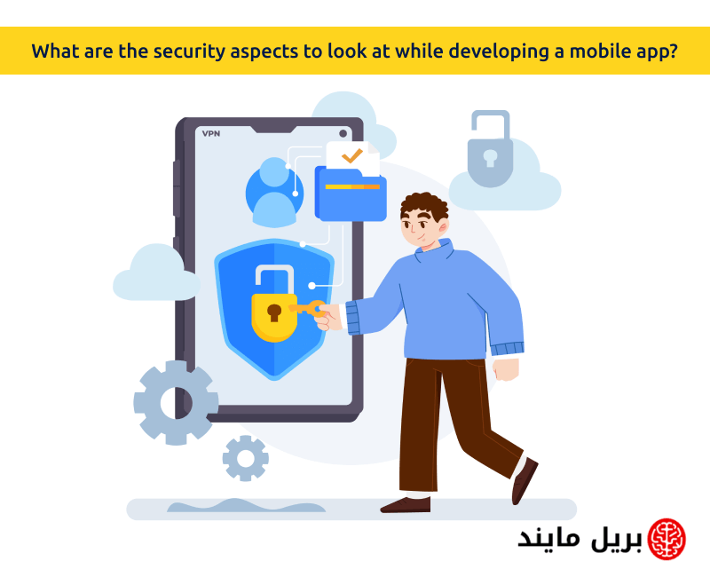 what are the security aspects to look while developing a mobile app